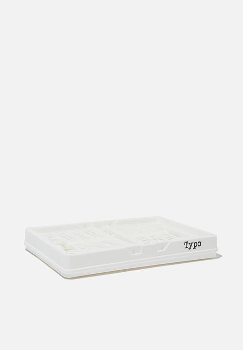 Typo - Small foldable storage - white