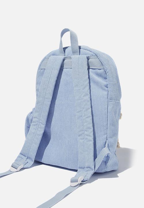 Cotton On - Back to school cord backpack - blue