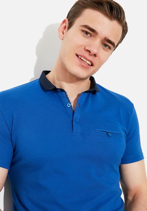 Trendyol - Chest pocket golfer - blue