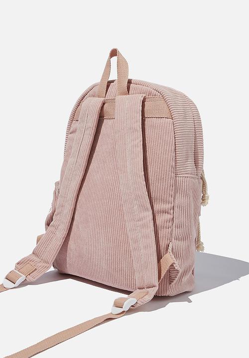 Cotton On - Back to school cord backpack - pink