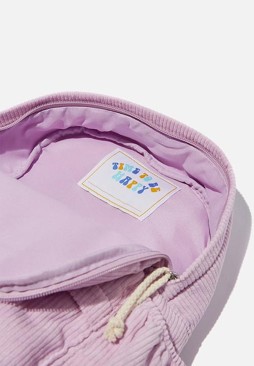 Cotton On - Back to school cord backpack - pale violet