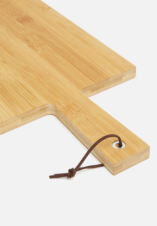 Excellent Houseware - Bamboo chop board set of 3 - neutral