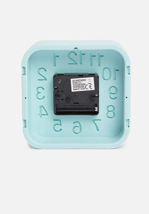 H&S - Square alarm clock - blue
