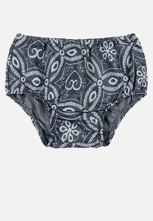 UP Baby - Dress, underwear & headband set - dark blue