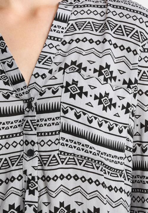 Vero Moda - Sue Ella Printed Long Shirt