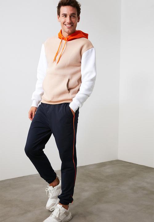 Trendyol - Thin piping joggers - navy