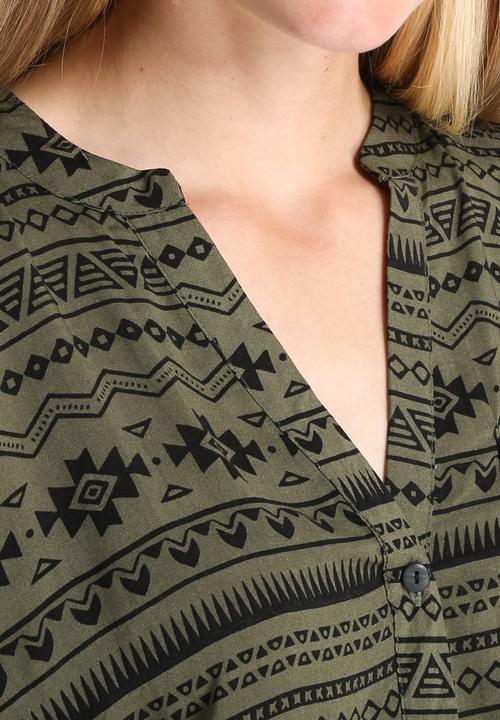 Vero Moda - Sue Ella Printed Long Shirt