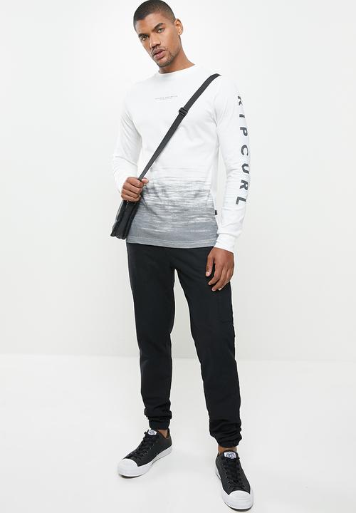 Rip Curl - Texturize long sleeve tee - white