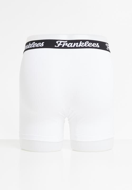 Franklees - Franklees long leg trunks - white