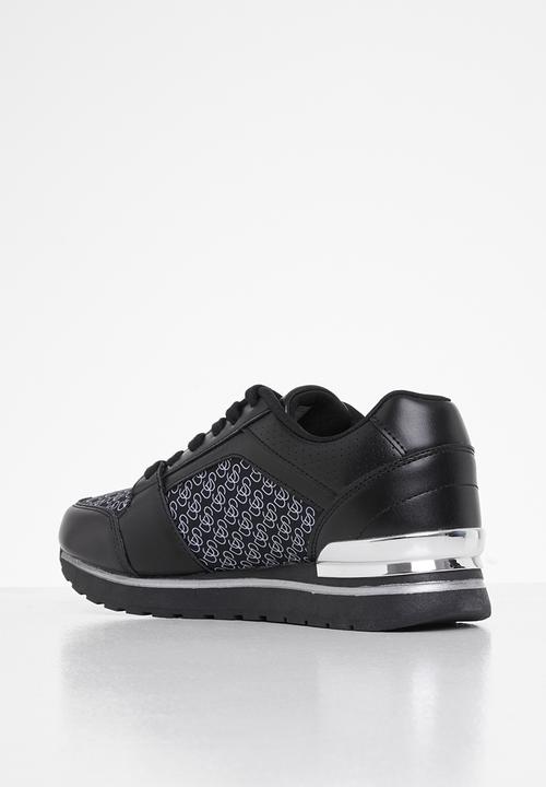 SISSY BOY - Logomania all over print sneaker  - black