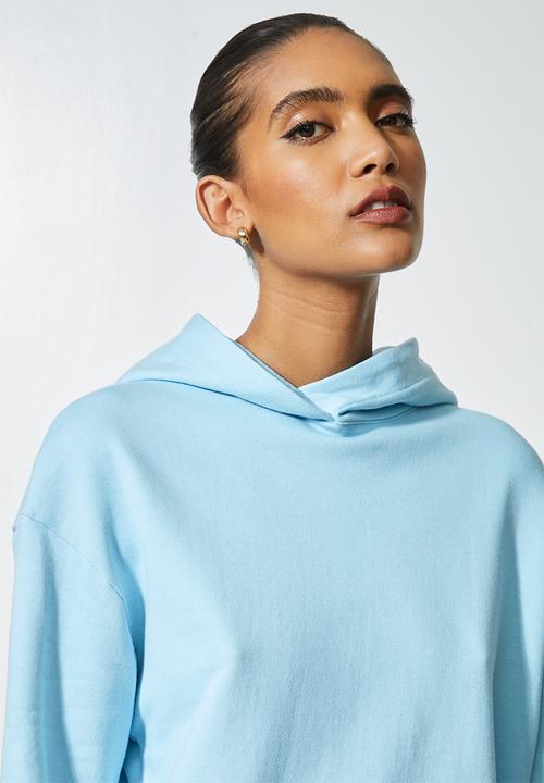 Superbalist - Crop hoodie - blue