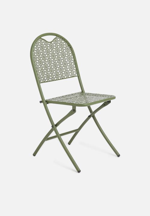 H&S - Punch folding chair - green