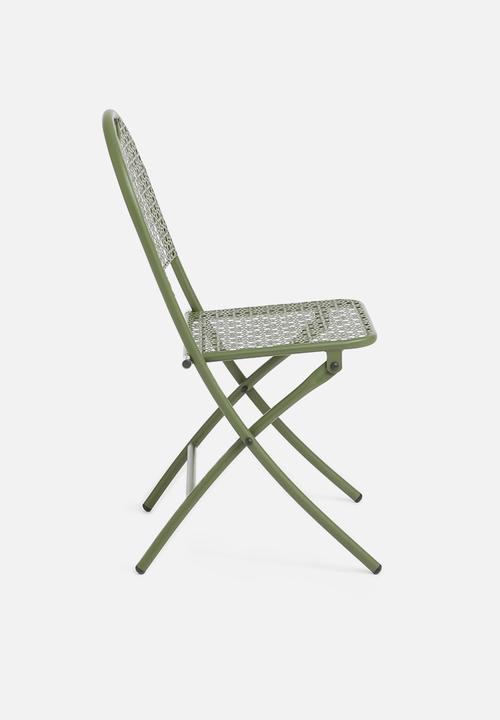 H&S - Punch folding chair - green