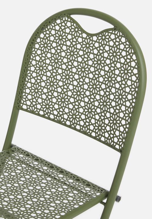 H&S - Punch folding chair - green