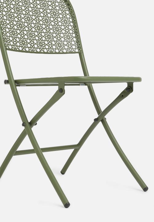H&S - Punch folding chair - green