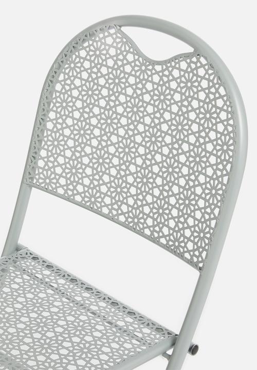 H&S - Punch folding chair - grey