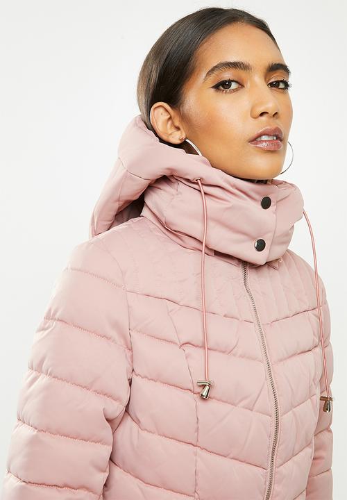SISSY BOY - Kao: longer length puffer jacket - pink