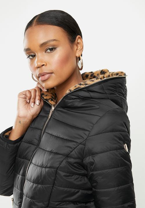 SISSY BOY - Bano: reversible puffer/ animal faux fur jacket - multi 