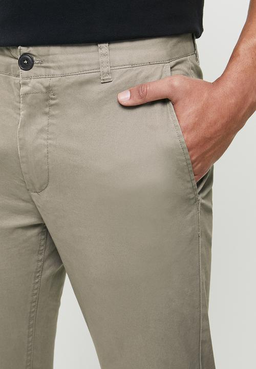 Aca Joe - Aca joe stretch chino pants - charcoal