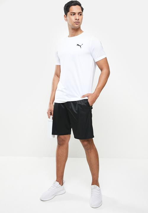 PUMA - Active small logo tee - white