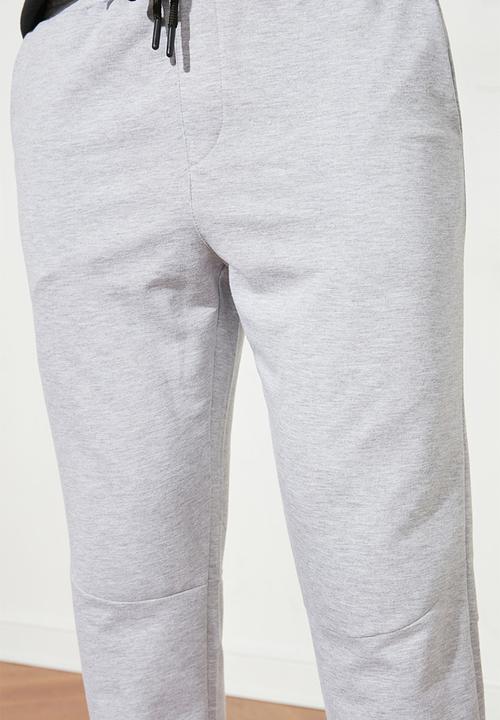 Trendyol - Cuffed basic sweatpants - grey