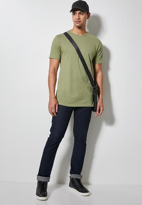 Superbalist - 5-Pack barney longline curved hem tee - multi