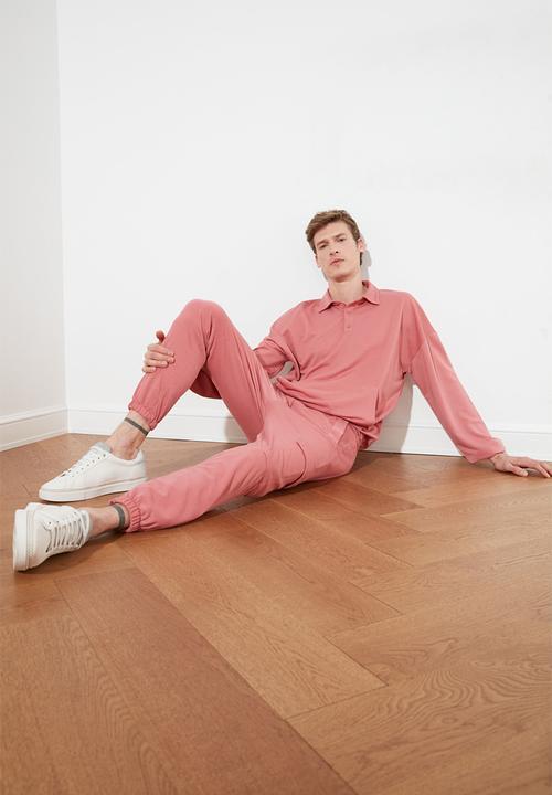 Trendyol - Basic sweatsuit - rose