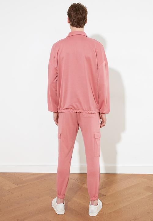 Trendyol - Basic sweatsuit - rose