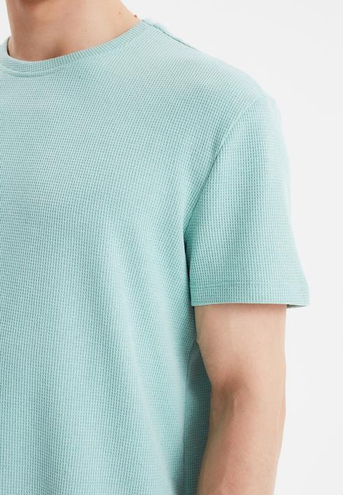 Trendyol - Plain top & shorts pj set - mint