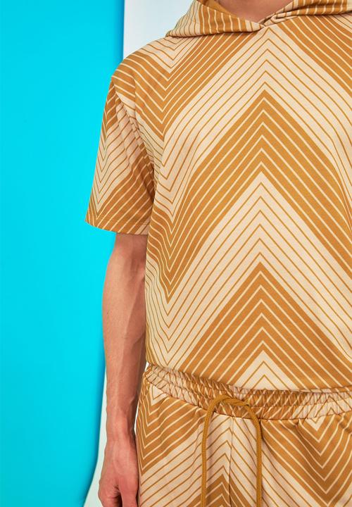 Trendyol - Printed sweatsuit - camel