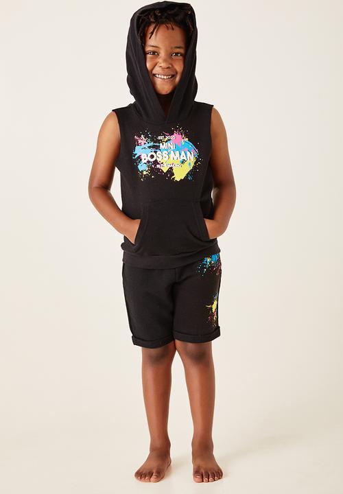 Flyersunion - Top & bottom set  - black