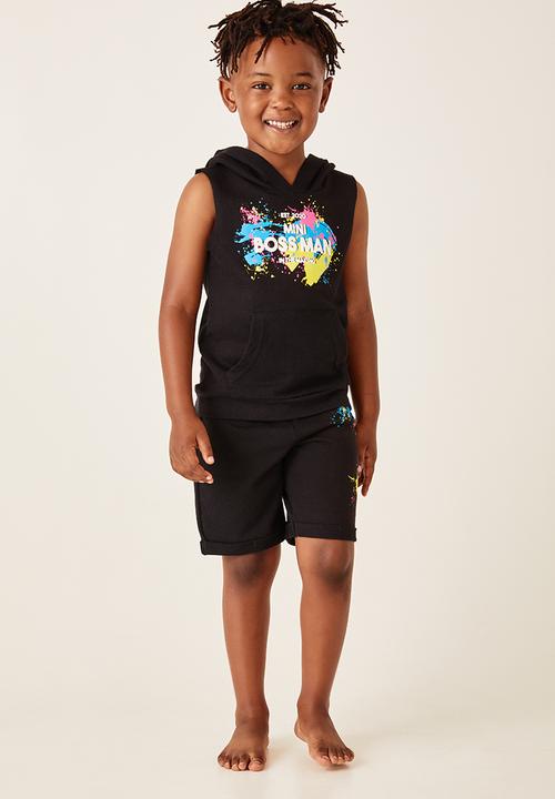 Flyersunion - Top & bottom set  - black