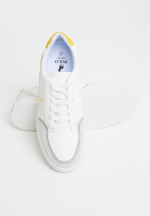 POLO - Gloria court sneaker - beige & mustard 