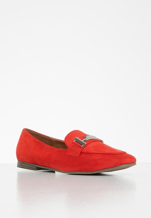 POLO - Camila T-bar loafer - red