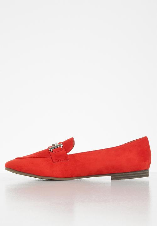 POLO - Camila T-bar loafer - red