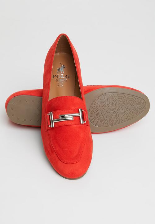 POLO - Camila T-bar loafer - red