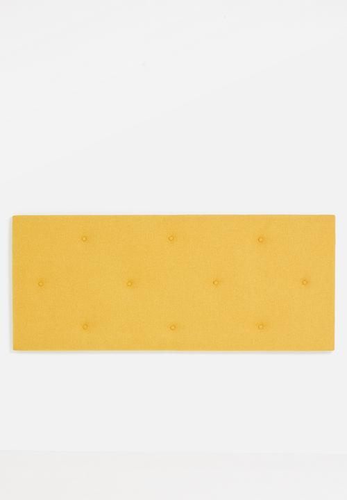 Sixth Floor - Surface button headboard - mustard - Queen