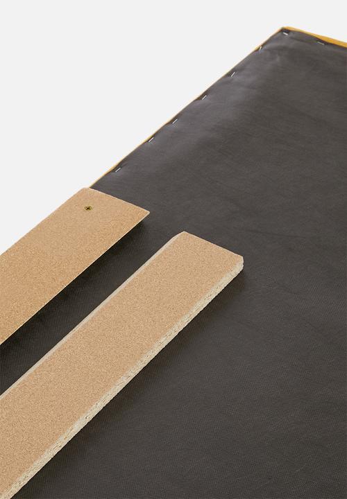 Sixth Floor - Surface button headboard - mustard - Queen