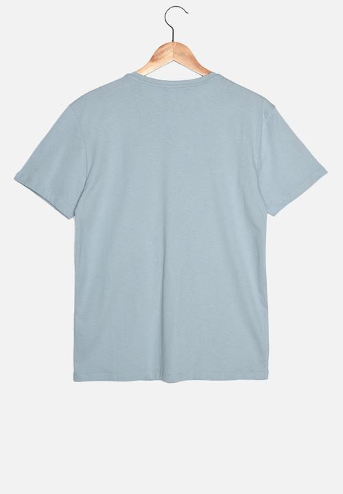 Trendyol - Graphic short sleeve tee - blue