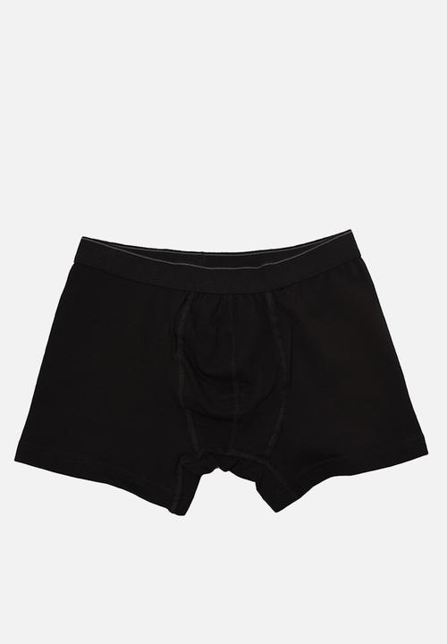 Trendyol - Printed 3 pack boxer shorts - black/grey/white