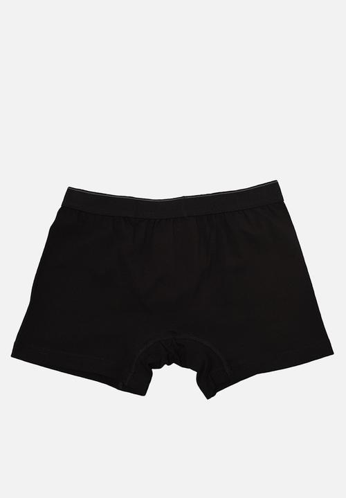 Trendyol - Printed 3 pack boxer shorts - black/grey/white