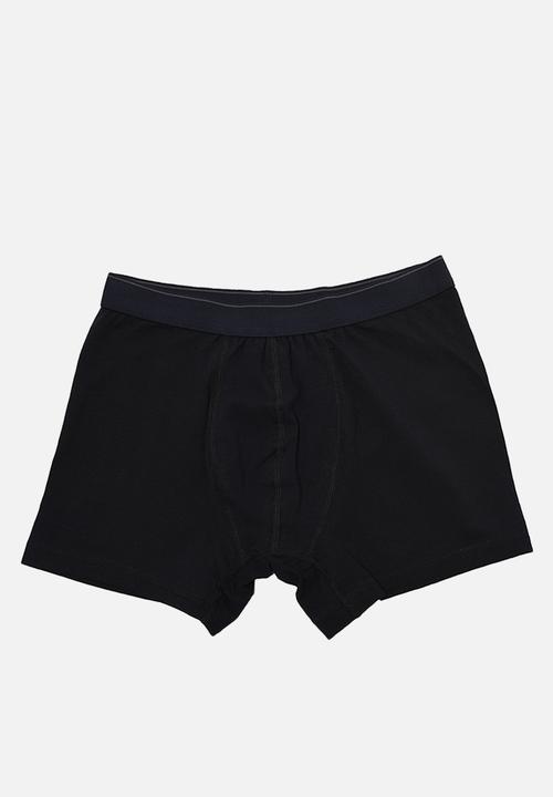 Trendyol - Printed 3 pack boxer shorts - navy/red/black