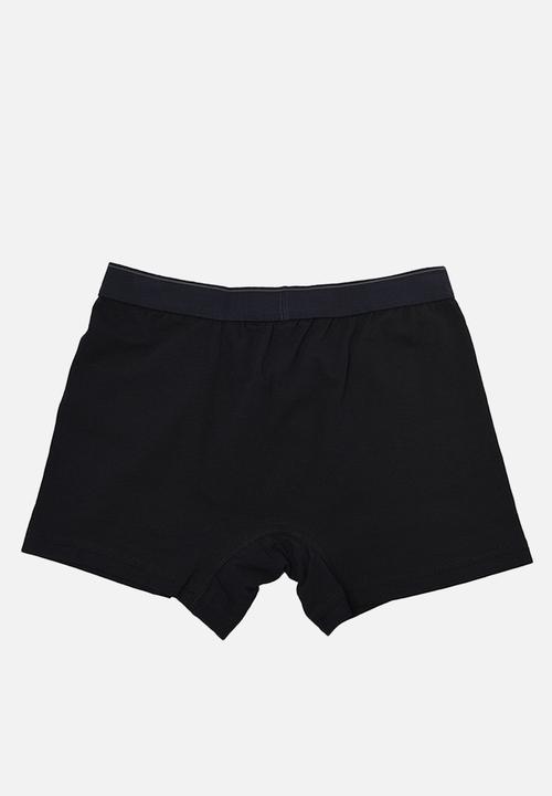 Trendyol - Printed 3 pack boxer shorts - navy/red/black