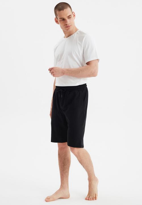Trendyol - 2 pack plain shorts - black & grey