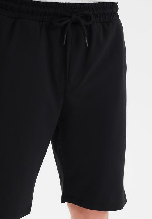 Trendyol - 2 pack plain shorts - black & grey