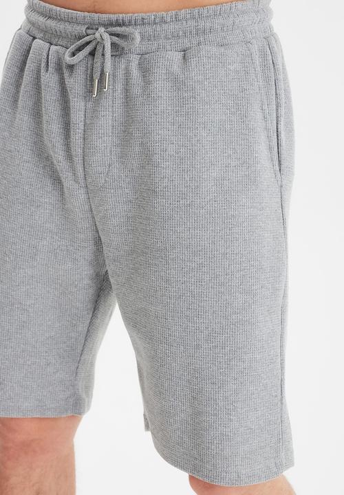 Trendyol - Plain top & shorts pj set - grey