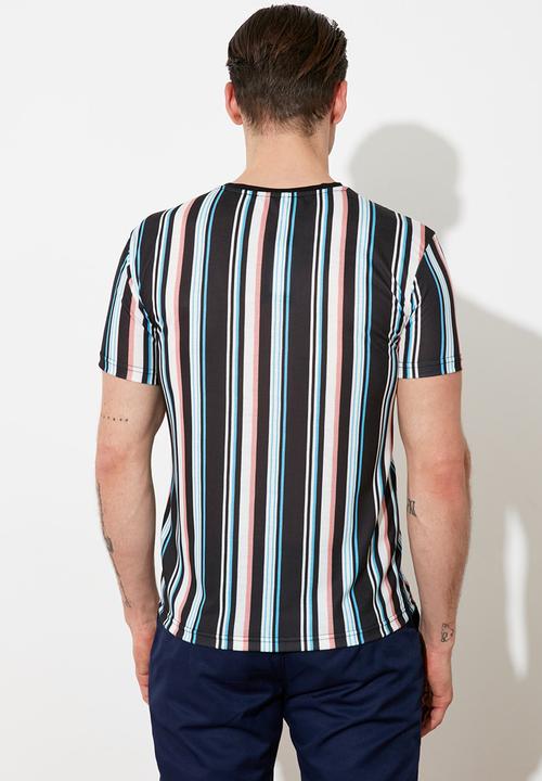 Trendyol - Stripe short sleeve tee - multi 