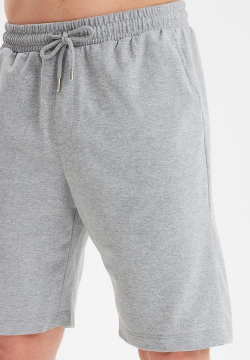 Trendyol - Printed top & shorts pj set - grey