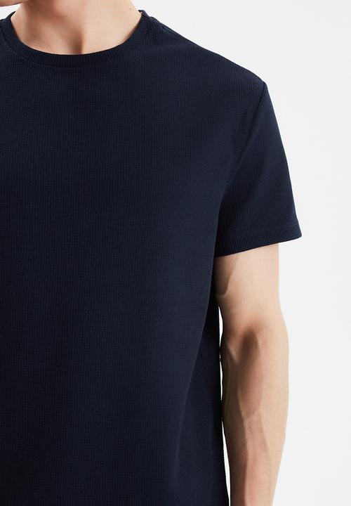 Trendyol - Plain top & shorts pj set - navy