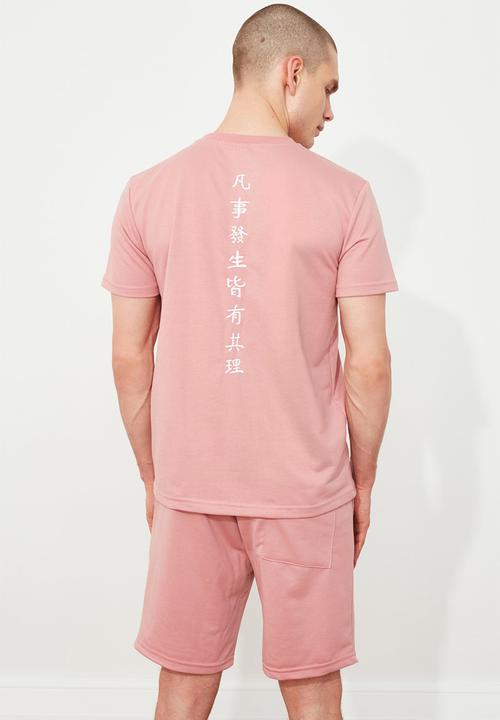 Trendyol - Printed sweatsuit - rose